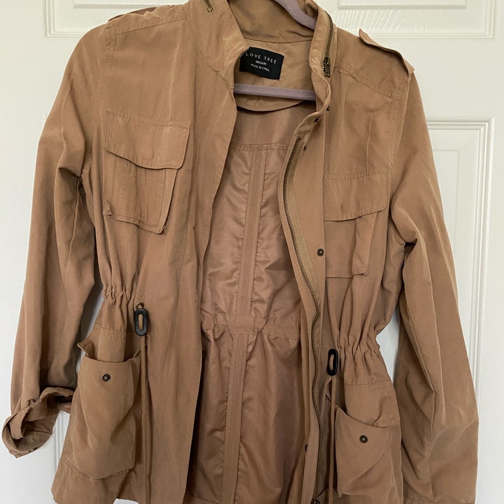 Tan utility jacket